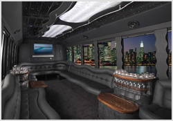 25 Passenger Party Bus exterior