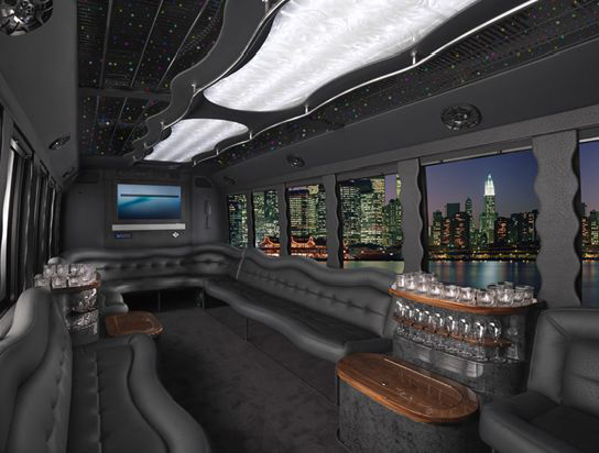 party bus interior. 25 Passenger Party Bus